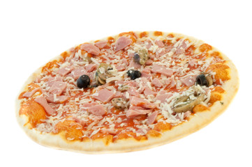 beautiful italian capricious pizza