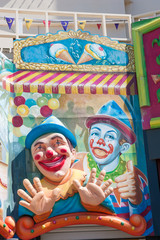 Clown faces atLuna Park, Melbourne
