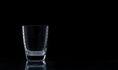 Glass water clear isolate