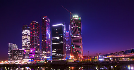 Obraz premium The Moscow International Business Center