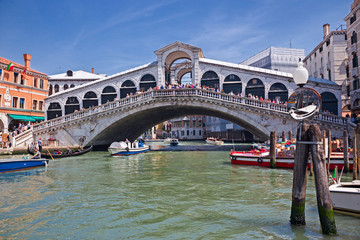 Fototapeta na wymiar Venezia, Ponte di Rialto