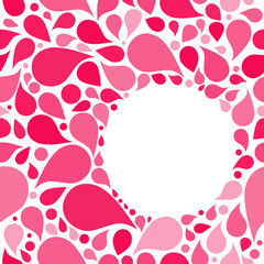 Abstract drop background, seamless pattern