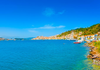 The city of Poros island in Greece © imagIN photography