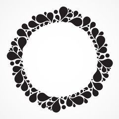 Abstract element design, silhouette