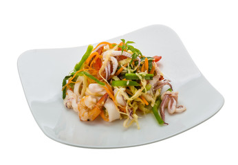 Asian seafood salad