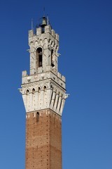 Torre del Mangia in Siena, Italy