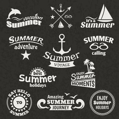 Summer element label