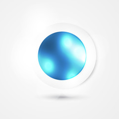 Vector abstract circles template. Object web
