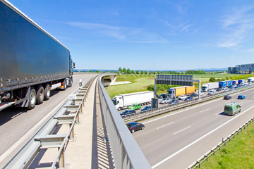 Logistik - Autobahn A 8, Stuttgart
