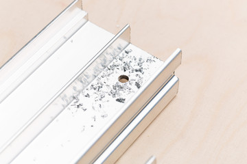Bohrung in Aluminium © StudioLaMagica