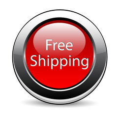 Red free shipping button