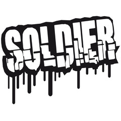 Soldier Graffiti Stempel