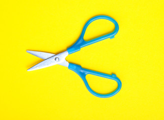 blue scissors