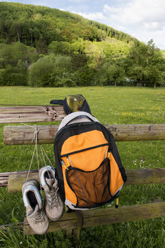 wanderrucksack - wanderschuhe