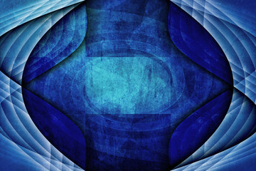 Unique Blue Abstract Modern Grunge Background