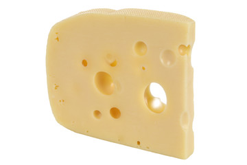 Käse aus der Schweiz oder Holland mit Löchern