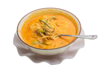 Red curry with pork