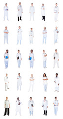 Collage Of Diverse Doctors