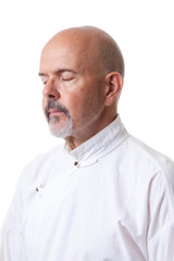 Obraz premium Mature male meditate