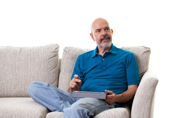 Fototapeta premium Portrait of mature man