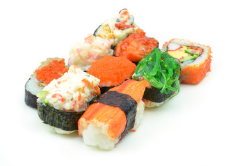 sushi  isolated on white background