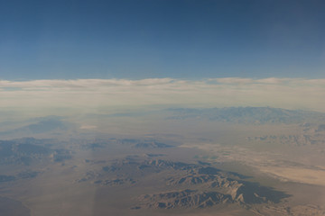 Mojave Desert in Nevada State. Aerial View