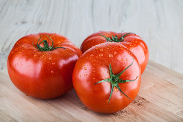 Ripe red tomatoes