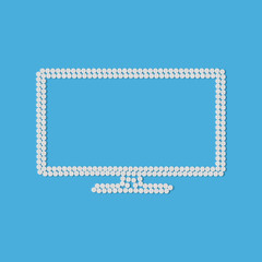 pills concept: monitor, computer