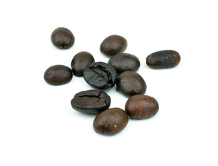 Fototapeta na wymiar Coffee Beans isolated on white