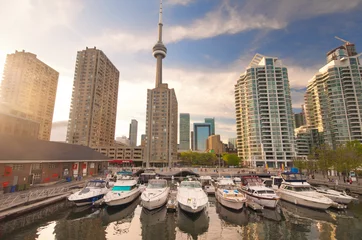 Fotobehang Harbourfront in downtown Toronto © roxxyphotos