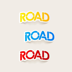 realistic design element: road