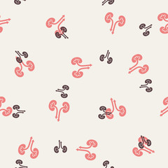 seamless background: kidneys