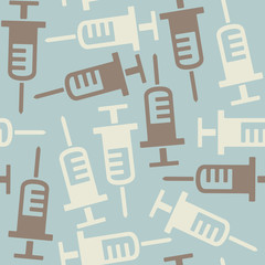 seamless background: syringe