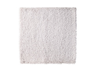 Fototapeta na wymiar white carpet isolated on white background