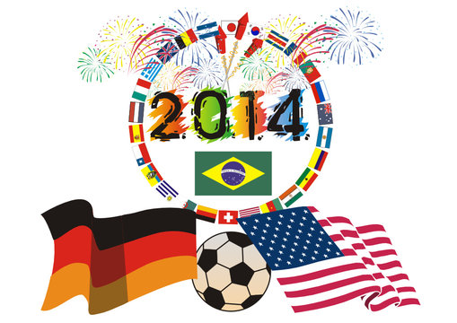 Fußballfest in Südamerika 2014 - Deutschland - USA