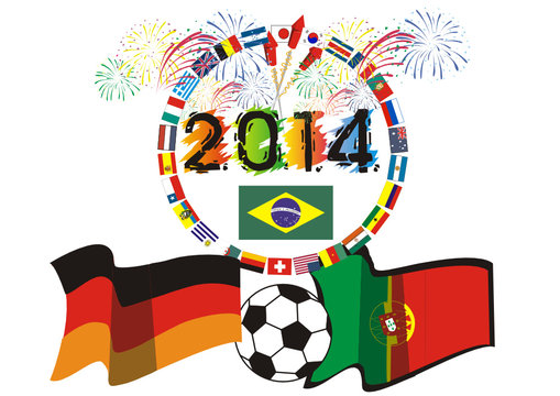 Fußballfest in Südamerika 2014 -  Deutschland - Portugal