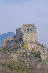 Fototapeta premium Sacra di San Michele abbey