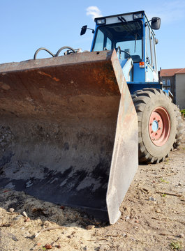 Bagger Blau