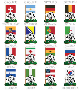soccer cup 2014 icons