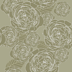 pattern floral seamless, EPS 10