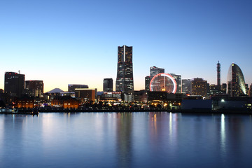 Fototapeta na wymiar Yokohama city