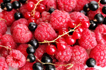 ripe berries, close up.