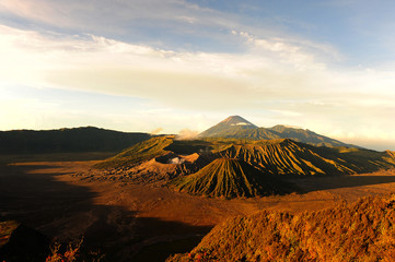 Fototapeta na wymiar Volcano of Mount Bromo, Indonesia