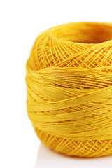 Colorful clew isolated on white