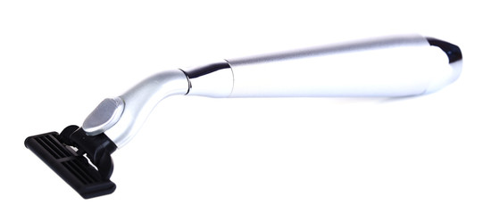 Shaving razor isolated on white