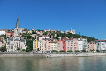 Quais de Saône à Lyon (France)