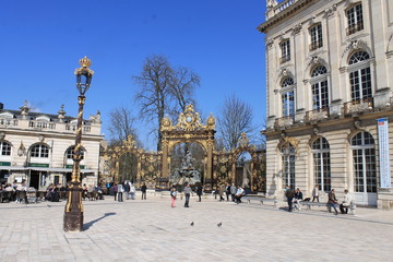 Fototapeta na wymiar Place Stanilas à Nancy