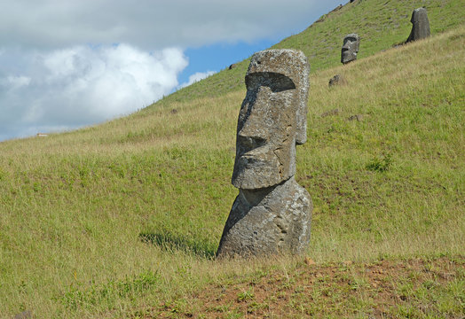 Moai on Easter Island