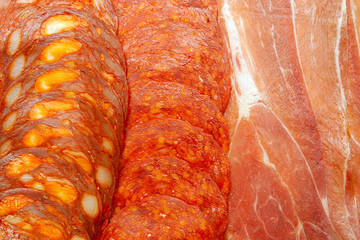 Chorizo Salami and Prosciutto