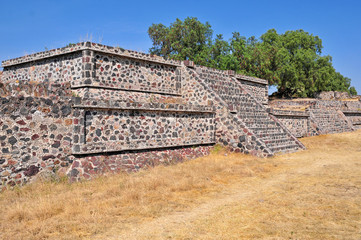 Platform along Avenue of the Dead, Teotihuacan, Mexico